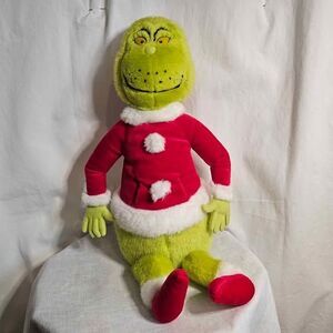 LG 1987 Hallmark Plush Grinch who Stole Christmas Vintage